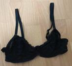 Zwarte BH met kanten details cup 75C, Kleding | Dames, Ondergoed en Lingerie, Ophalen of Verzenden, BH
