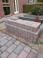 Gebruikte Trommelstenen 10x10x6 - Rood Genuanceerd, Tuin en Terras, Tegels en Klinkers, Ophalen, Gebruikt, Overige typen, 5 tot 10 m²