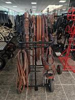 Enkelspan Mentuig Tuig Leder Leer Paard Full Cognac, Dieren en Toebehoren, Paarden en Pony's | Hoofdstellen en Tuigage, Ophalen of Verzenden