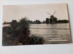 Fotokaart Ouderkerk aan de Amstel Molen 1939, Ophalen of Verzenden, 1920 tot 1940, Gelopen, Noord-Holland