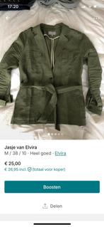 Jasje van Elvira, Kleding | Dames, Jasjes, Kostuums en Pakken, Groen, Jasje, Maat 38/40 (M), Ophalen of Verzenden