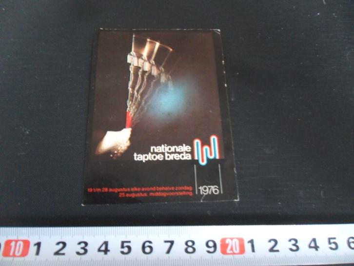 sticker Breda Nationale Taptoe 1976, Hobby en Vrije tijd, Stickers en Plaatjes, Zo goed als nieuw, Sticker, Ophalen
