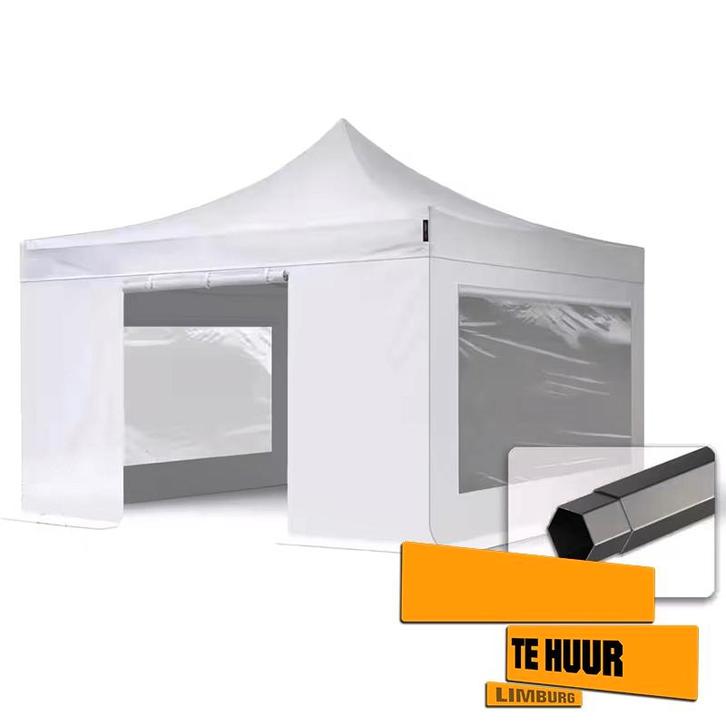 Tent 4x4 of 8x4 (te huur), Hobby en Vrije tijd, Feestartikelen | Verhuur, Nieuw, Overige, Verzenden