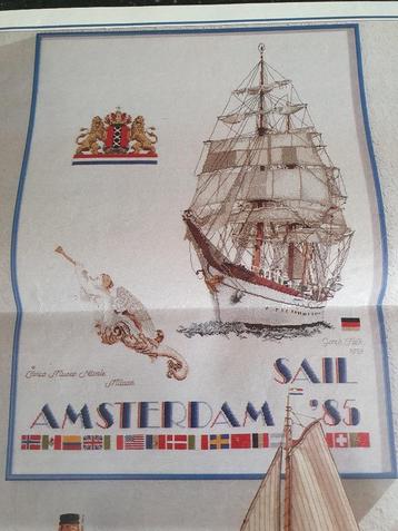 Borduurpatroon Sail 1985 beschikbaar voor biedingen