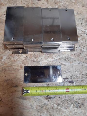 Chroom naamplaat deur o.i.d beschikbaar voor biedingen