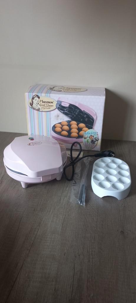 Bestron Cakepop Maker Roze - Nieuw in Doos!, Witgoed en Apparatuur, Wafelijzers, Nieuw, Ophalen of Verzenden