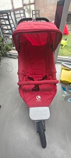 Complete Easywalker Sky Kinderwagen - Rood - Inclusief Reisw, Ophalen of Verzenden, Zo goed als nieuw, Verstelbare rugleuning
