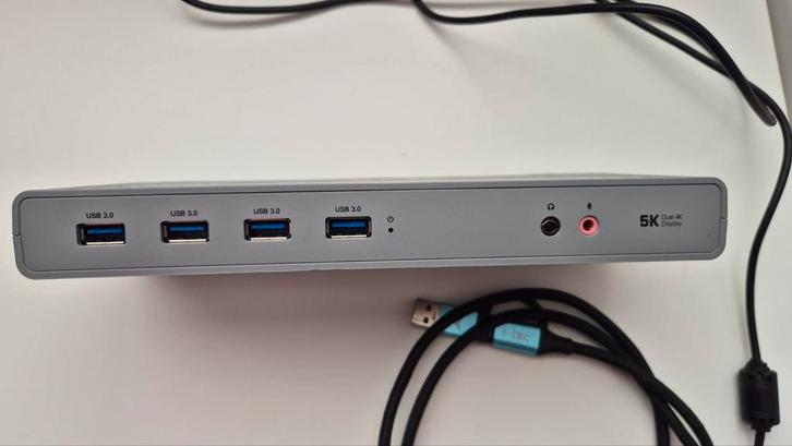 i-tec USB 3.0 / USB-C / Thunderbolt 3 Docking Station, Computers en Software, Dockingstations, Gebruikt, Docking station, Laptop