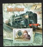 burundi 2012 pf blok treinen spoorwegen railroad trains, Ophalen of Verzenden, Postfris, Treinen
