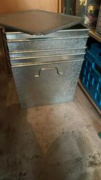 Metalen bakken met deksel ikea, Doe-het-zelf en Verbouw, Kratten en Dozen, Ophalen, Minder dan 50 cm, Zo goed als nieuw, Minder dan 40 cm