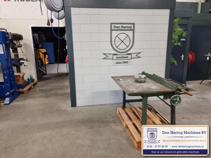 Slagschaar 1020x1mm plaatschaar met voetklemming, Doe-het-zelf en Verbouw, Gereedschap | Overige machines, Gebruikt, Ophalen