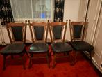 Stoelen om op te knappen - 4 stuks, Huis en Inrichting, Stoelen, Ophalen, Gebruikt, Bruin, Vier