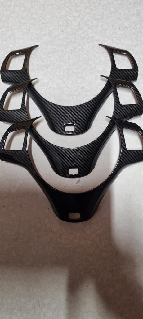 UPGRADE CARBON STUURWIEL AFDEK COVER BMW E90 E91 E92 E93 E81, Auto diversen, Tuning en Styling, Ophalen of Verzenden