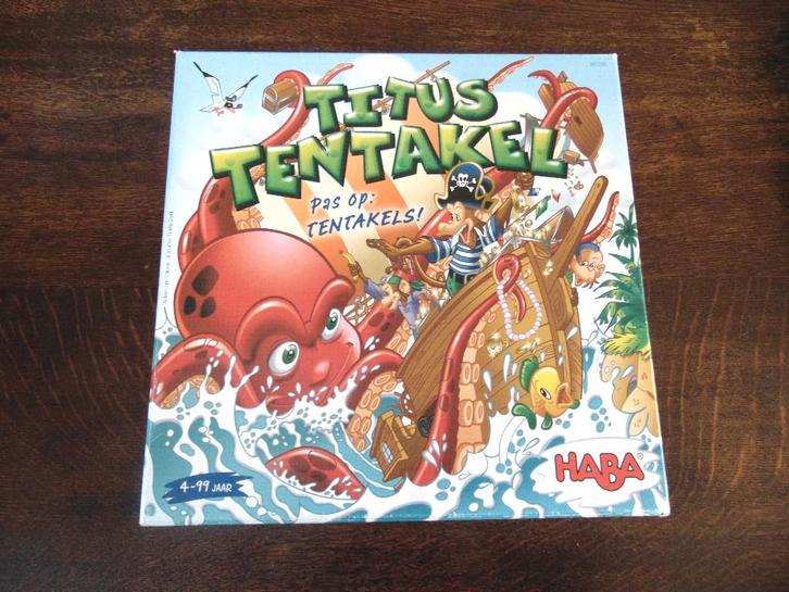 Tinus Tentakel Spel van Haba, Hobby en Vrije tijd, Gezelschapsspellen | Bordspellen, Gebruikt, Een of twee spelers, Drie of vier spelers
