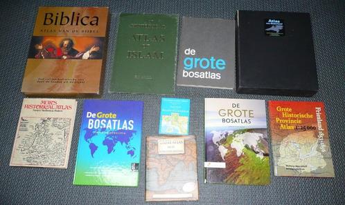 83 x ATLAS + kaarten: Bosatlas, Times, Bartholomew Collins,, Boeken, Partijen en Verzamelingen, Zo goed als nieuw, Overige, Ophalen of Verzenden