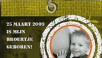 Devon, Ophalen of Verzenden, 2000 tot heden, Geboortekaartje