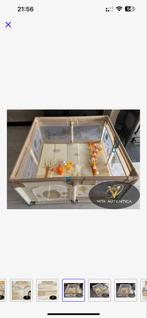 Speelbox met foam mat 120x120, Ophalen, Nieuw, Vierkant, Boxkleed