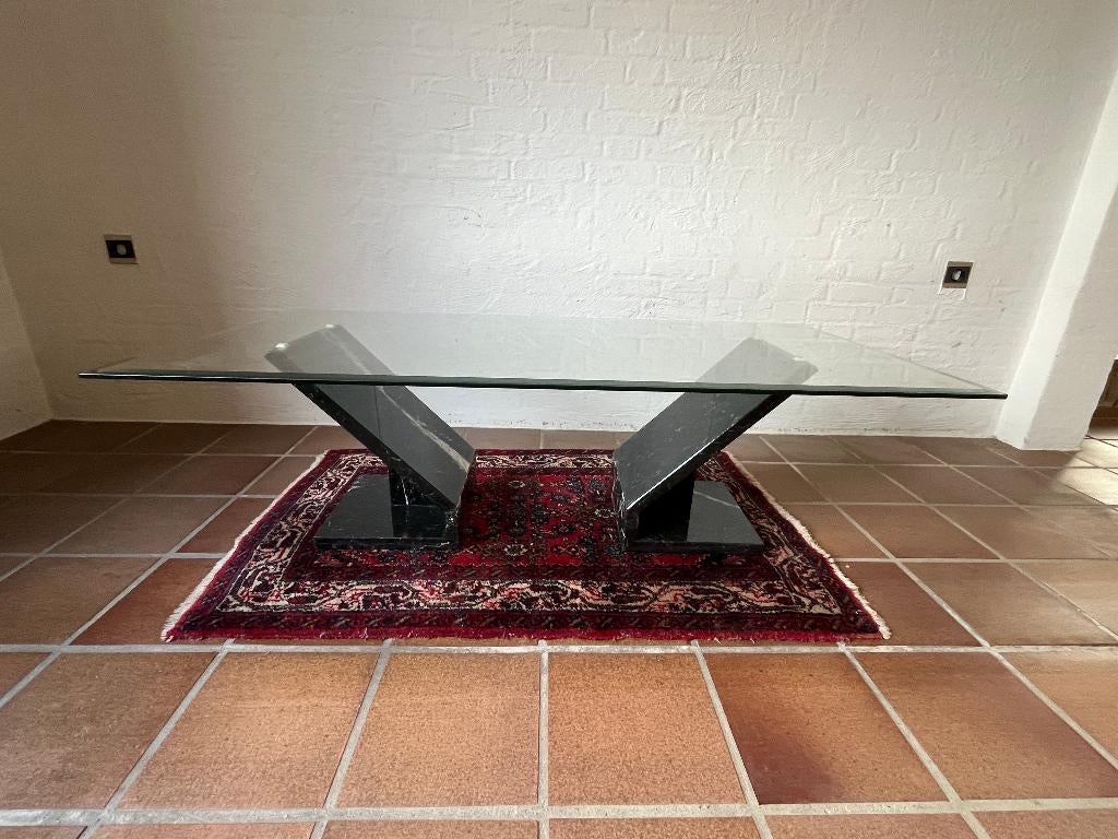 Cattelan Italia Salontafel Kristalglas (020 of 073), Ophalen, 100 tot 150 cm, 50 tot 100 cm, Zo goed als nieuw