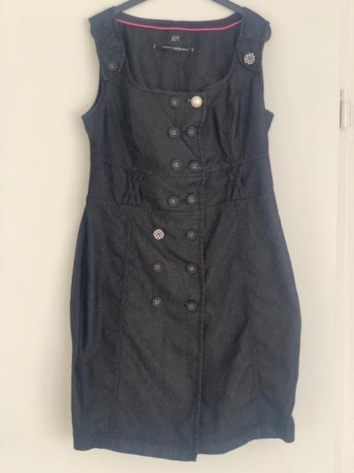 Dept jurk-maat L-antraciet-APART, Kleding | Dames, Jurken, Zo goed als nieuw, Maat 42/44 (L), Overige kleuren, Knielengte, Ophalen of Verzenden