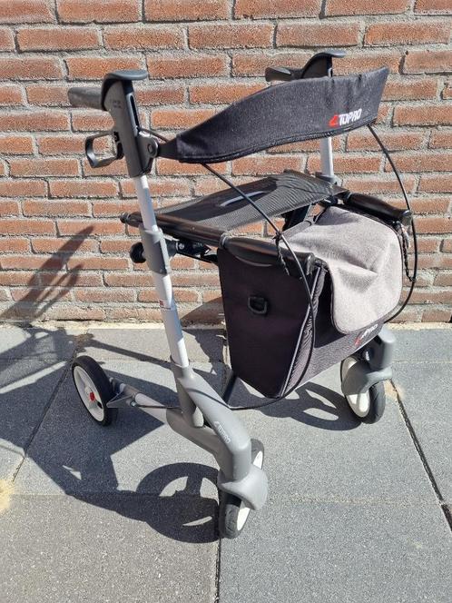 Rollator van Topro Troja 5G - Maat: M - Met tas en bel, Diversen, Rollators, Gebruikt, Lichtgewicht, Opvouwbaar, Ophalen