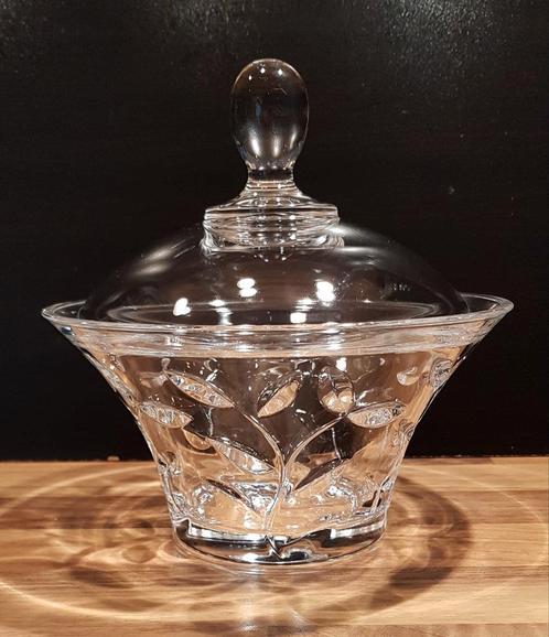 prachtige bonbonniere van rcr kristal helemaal gaaf., Antiek en Kunst, Antiek | Glas en Kristal, Ophalen of Verzenden