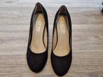 zwarte hak schoenen hakschoenen maat 38, Schoenen met lage hakken, Zwart, Ophalen of Verzenden, Zo goed als nieuw