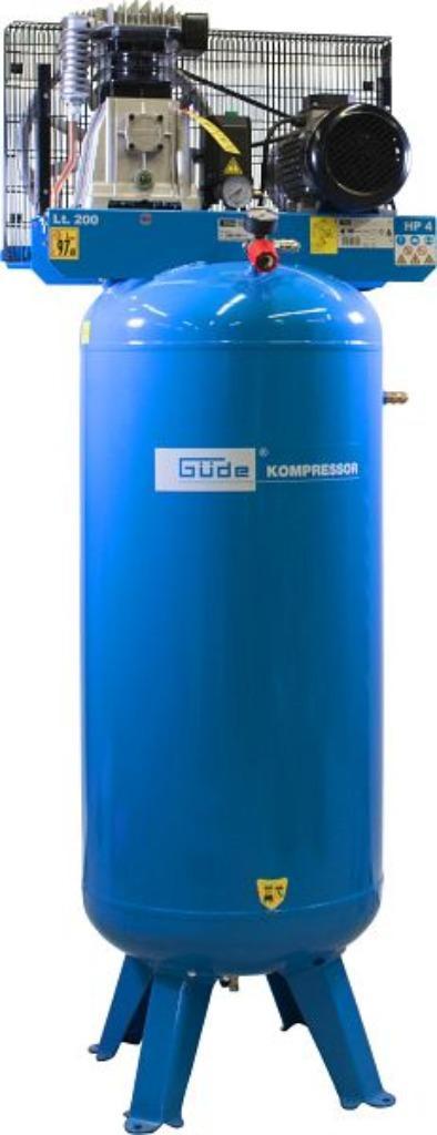 Gude 480/10/200 Rechtopstaande 2 cilinder compressor 200 L., Auto diversen, Autogereedschap, Nieuw, Ophalen