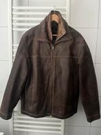 Te loop lederen jas! Mt 50, Kleding | Heren, Jassen | Winter, Ophalen of Verzenden, Zo goed als nieuw, Maat 48/50 (M), Bruin