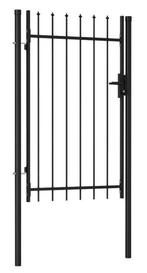 IJzeren tuinpoort hekje poort draaihek zwart GRATIS BEZORGD!, Verzenden, Minder dan 100 cm, Nieuw, Draaipoort