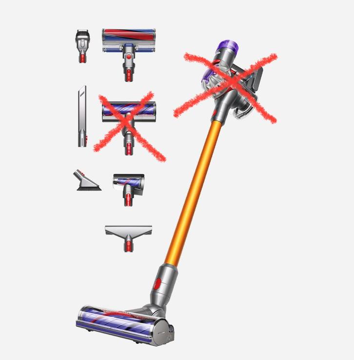 Dyson V8 Absolute accessoires – nieuw (zonder motorunit), Witgoed en Apparatuur, Stofzuigers, Nieuw, Stofzuiger, Reservoir, Ophalen
