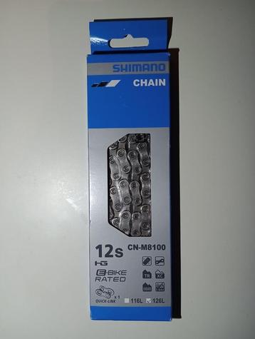 Shimano 12s ketting CN-M8100 beschikbaar voor biedingen