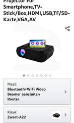 Beamer led projector/ 5meter HDMI kabel, Ophalen, Zo goed als nieuw, LED