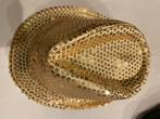 Gouden glitter hoedje, Ophalen of Verzenden, Nieuw, One size fits all