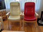 Relax stoel, Farstrup, Huis en Inrichting, Fauteuils, Ophalen, Zo goed als nieuw, Leer, 50 tot 75 cm