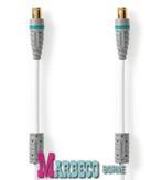 Antennekabel F-Male Quick - F-Male Quick 1 meter grijs, Bandridge, Nieuw, Info@marbeco.nl, Minder dan 2 meter