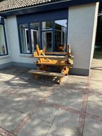 Picknick tafel, Tuin en Terras, Ophalen, Zo goed als nieuw, Rechthoekig, Hout