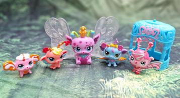 Littlest Pet Shop Fantasy & Fairies set (LPS) – 5 figuurtjes beschikbaar voor biedingen
