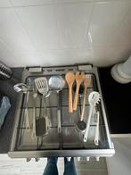 Keuken gerei, spatels ed hout, plasic en metaal, Ophalen, Zo goed als nieuw