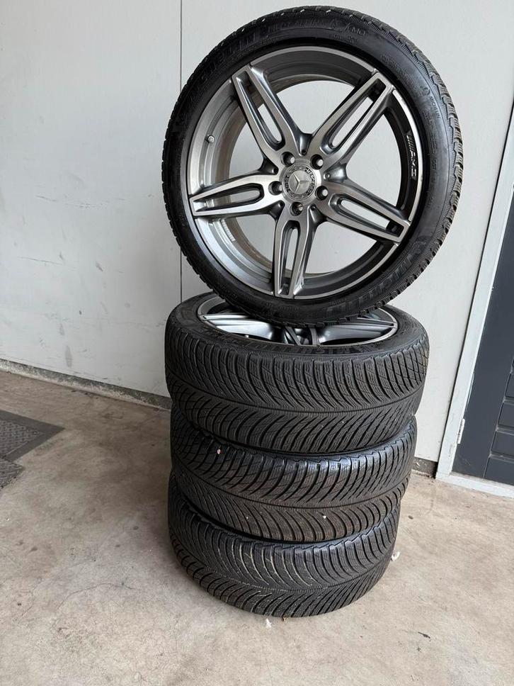 19" Mercedes E-klasse W213 AMG Velgen Michelin Winterbanden, Auto-onderdelen, Banden en Velgen, Banden en Velgen, Winterbanden