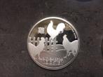 2017 Niue - Year of the rooster - 1 oz silver, Ophalen of Verzenden, Losse munt, Zilver