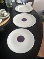 Nieuwe Dibbern borden 3 st. Bone China goud randje, Nieuw, Ophalen of Verzenden, Bord(en), Overige stijlen