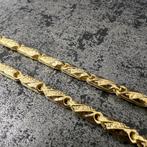 18k gouden ketting versace schakel nieuw, Sieraden, Tassen en Uiterlijk, Kettingen, Ophalen of Verzenden, Nieuw, Goud