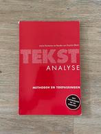 Tekstanalyse, Ophalen of Verzenden, Gelezen, Geesteswetenschap