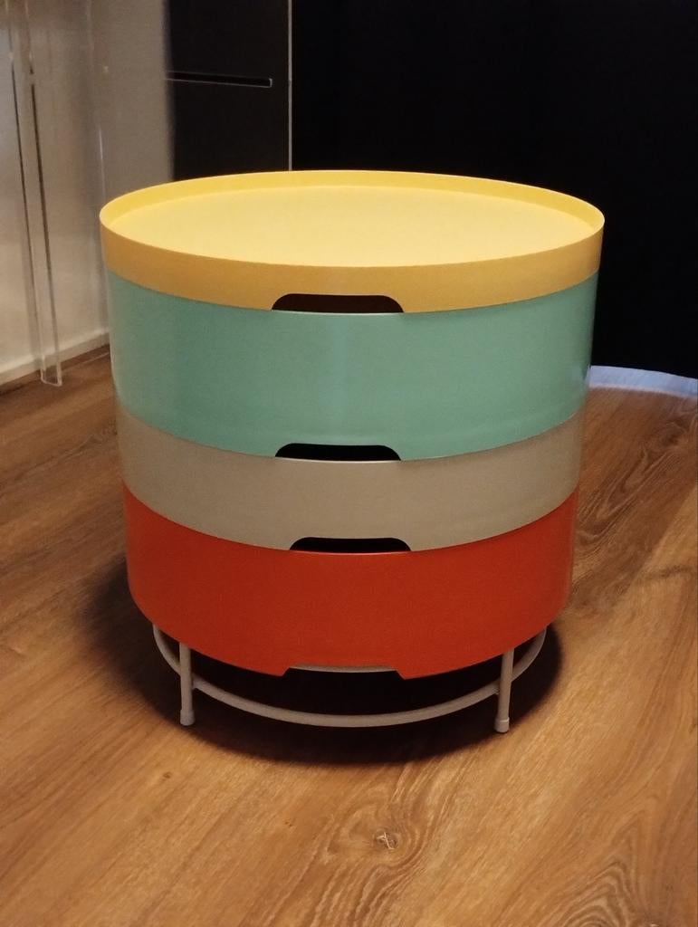 Ikea PS 2014 design gekleurde kunststof opbergtafel, Huis en Inrichting, Kasten | Ladekasten, 25 tot 50 cm, Kunststof, Ophalen of Verzenden