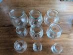 Glazen Cupping Cups - Complete Set, Ophalen of Verzenden, Zo goed als nieuw