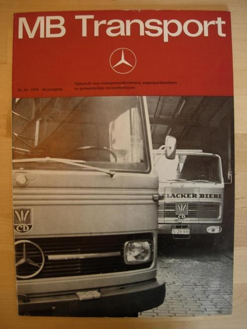 Mercedes MB Transport Magazine nr. 54 1970 Vrachtwagen Truck, Boeken, Auto's | Folders en Tijdschriften, Zo goed als nieuw, Mercedes