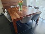 Vierkante tafel, Huis en Inrichting, Tafels | Eettafels, Ophalen, Zo goed als nieuw, Vijf personen of meer, 100 tot 150 cm