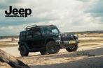 Unieke Jeep Wrangler 3.8 V6 Unlimited 2008 Zwart Youngtimer, Auto's, Zwart, Zwart, Leder, Vierwielaandrijving