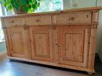 Oud massief grenen dressoir., Huis en Inrichting, Kasten | Dressoirs, Gebruikt, 150 tot 200 cm, Ophalen of Verzenden, Met deur(en)