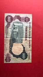 Bankbiljet van Nigeria de 10 Naira zeer fraai schaars biljet, Ophalen of Verzenden, Nigeria